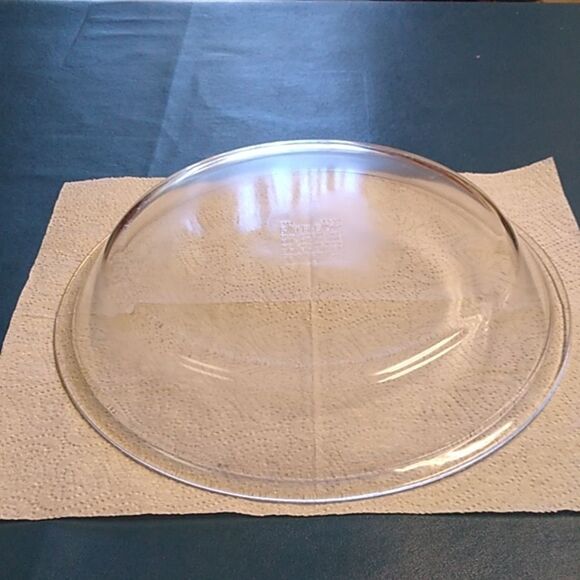 Pyrex #210 Glass Pie Pan 25cm 10 inch pan Cottagecore Grandmacore Countrycore - Picture 4 of 7